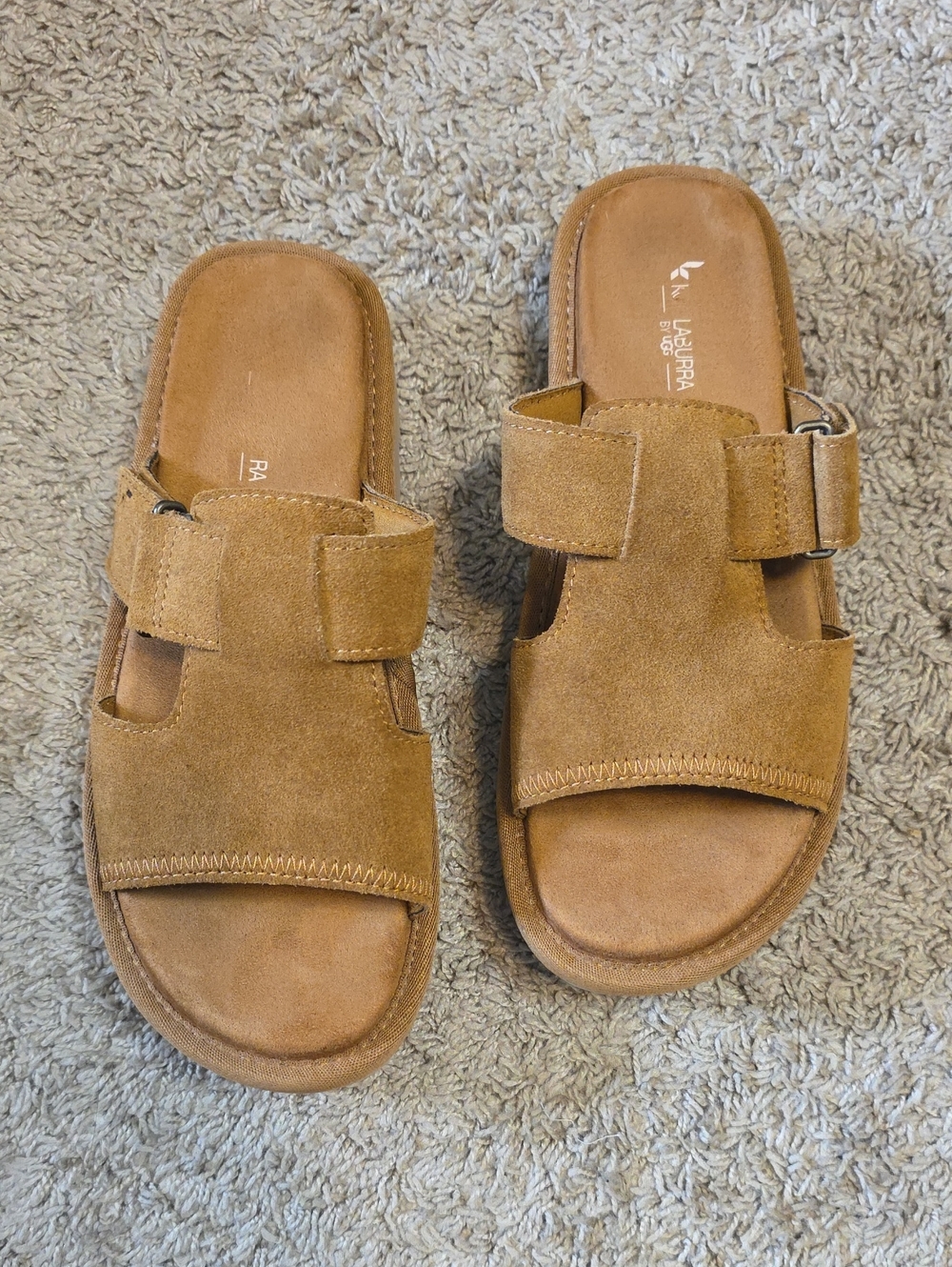 Koolaburra By Ugg Tan Suede Slide Sandals